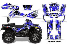 ATV Graphics Kit Decal Wrap For CanAm Outlander Max 500/800 2006-2012 STREET STAR BLUE-atv motorcycle utv parts accessories gear helmets jackets gloves pantsAll Terrain Depot