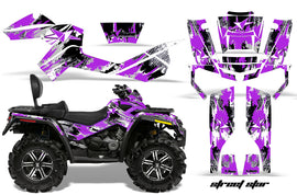 ATV Graphics Kit Decal Wrap For CanAm Outlander Max 500/800 2006-2012 STREET STAR PURPLE-atv motorcycle utv parts accessories gear helmets jackets gloves pantsAll Terrain Depot
