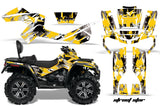 ATV Graphics Kit Decal Wrap For CanAm Outlander Max 500/800 2006-2012 STREET STAR YELLOW