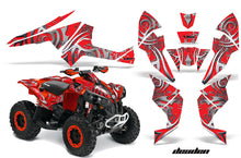 Load image into Gallery viewer, ATV Decal Graphics Kit Quad Wrap For Can-Am Renegade 500 X/R 800X/R 1000 DEADEN RED-atv motorcycle utv parts accessories gear helmets jackets gloves pantsAll Terrain Depot