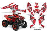 ATV Decal Graphics Kit Quad Wrap For Can-Am Renegade 500 X/R 800X/R 1000 DEADEN RED