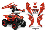 ATV Decal Graphics Kit Quad Wrap For Can-Am Renegade 500 X/R 800X/R 1000 REAPER RED