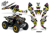ATV Decal Graphics Kit Quad Wrap For Can-Am Renegade 500 X/R 800X/R 1000 FRENZY YELLOW