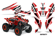 Load image into Gallery viewer, ATV Decal Graphics Kit Quad Wrap For Can-Am Renegade 500 X/R 800X/R 1000 INFINITY RED-atv motorcycle utv parts accessories gear helmets jackets gloves pantsAll Terrain Depot