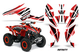 ATV Decal Graphics Kit Quad Wrap For Can-Am Renegade 500 X/R 800X/R 1000 INFINITY RED
