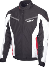 Load image into Gallery viewer, FLY RACING STRATA JACKET BLACK/WHITE/RED LG 477-2101-4
