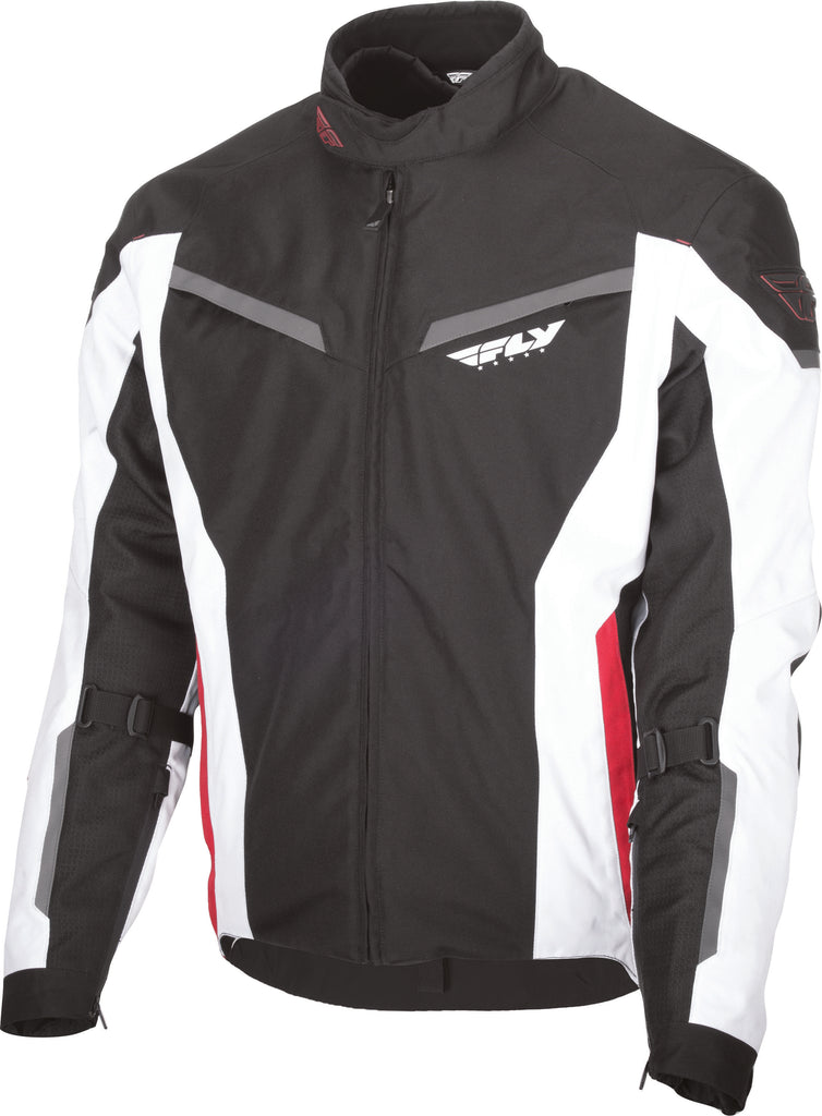 FLY RACING STRATA JACKET BLACK/WHITE/RED SM 477-2101-2