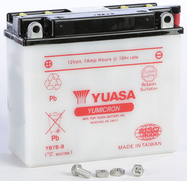 YUASA BATTERY YB7B-B CONVENTIONAL YUAM227BB-atv motorcycle utv parts accessories gear helmets jackets gloves pantsAll Terrain Depot