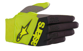 ALPINESTARS RACEFEND GLOVES YELLOW/BLACK 2X 3563519-551-XXL