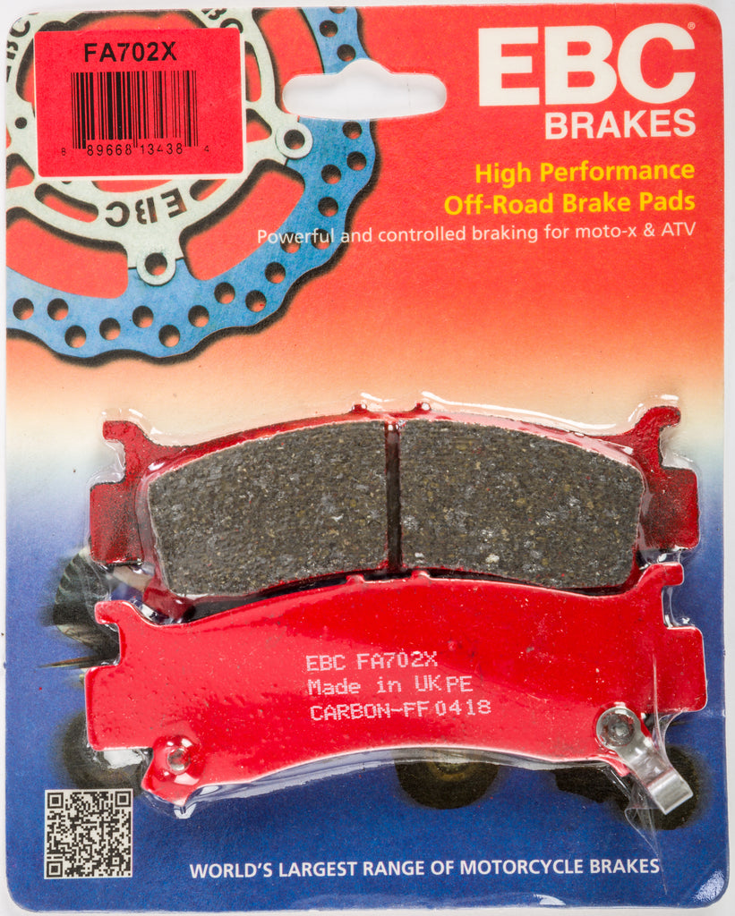 EBC BRAKE PADS FA702X