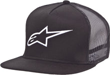 Load image into Gallery viewer, ALPINESTARS CORPORATE TRUCKER HAT BLACK 1025-81003-10A
