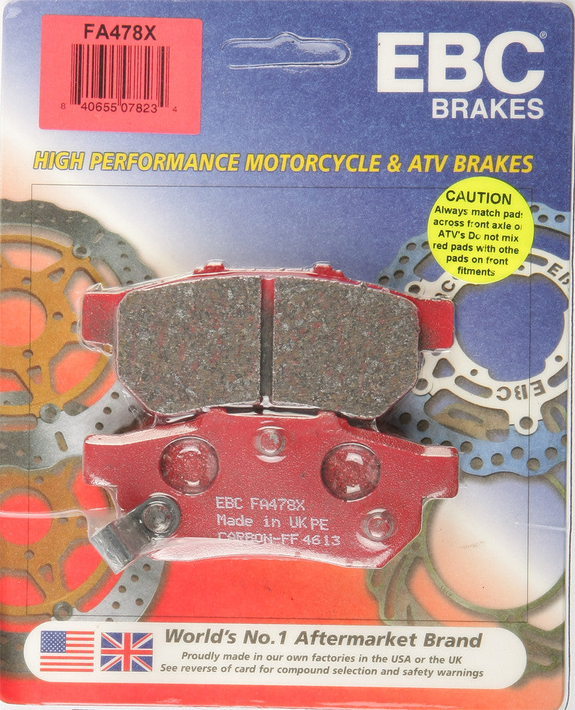 EBC BRAKE PADS FA478X-atv motorcycle utv parts accessories gear helmets jackets gloves pantsAll Terrain Depot