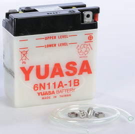 YUASA BATTERY 6N11A-1B CONVENTIONAL YUAM26111-atv motorcycle utv parts accessories gear helmets jackets gloves pantsAll Terrain Depot