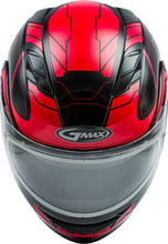 Load image into Gallery viewer, GMAX MD-01S MODULAR WIRED SNOW HELMET BLACK/RED XS G2011203D TC-1