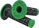 FLY RACING PILOT II MX GRIPS GREEN/BLACK 01173615A