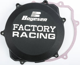 BOYESEN FACTORY RACING CLUTCH COVER BLACK CC-32AB