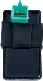 MOGO PARTS CDI 4 PIN FEMALE PLUG 70-125CC (GREEN) 08-0103-GW