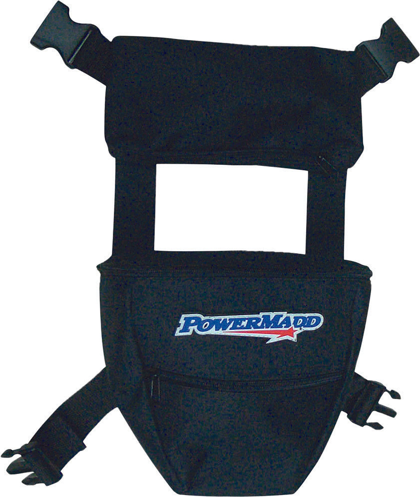 POWERMADD HANDLEBAR POUCH HATSACK DELUXE BLACK 73602-atv motorcycle utv parts accessories gear helmets jackets gloves pantsAll Terrain Depot