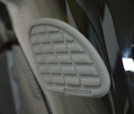 ONE EMBLEMS SOFT TOUCH LEATHER L&R GREY TANKPAD BUMPS14P