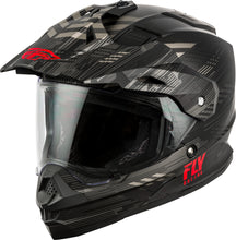 Load image into Gallery viewer, FLY RACING TREKKER QUANTUM HELMET MATTE BLACK/GREY/RED LG 73-7017L