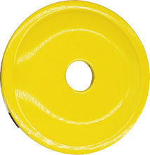 Load image into Gallery viewer, WOODYS ROUND GRAND DIGGER SUPPORT PLATES 48/PK YELLOW ARG-3800-48