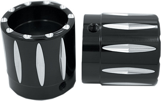 AVON AXLE NUT COVER RIVAL BLACK 1" AXL-RIV-ANO-atv motorcycle utv parts accessories gear helmets jackets gloves pantsAll Terrain Depot