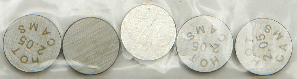 HOT CAMS VALVE SHIMS 10.00X2.05MM 5/PK 5PK1000205