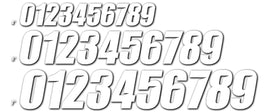 D'COR #3 WHITE 4 SLASH SERIES 3/PK 45-28-3