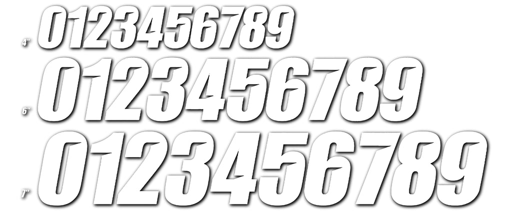 D'COR #4 WHITE 7 SLASH SERIES 3/PK 45-32-4