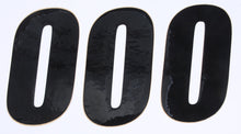 Load image into Gallery viewer, D'COR NUMBER 0 BLACK 6" 3/PK 45-26-0