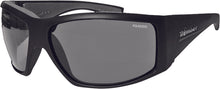 Load image into Gallery viewer, BOMBER AHI BOMB EYEWEAR MATTE BLACK W/SMOKE POLARIZED LENS AH111