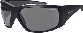 BOMBER AHI BOMB EYEWEAR MATTE BLACK W/SMOKE POLARIZED LENS AH111