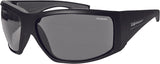 BOMBER AHI BOMB EYEWEAR MATTE BLACK W/SMOKE POLARIZED LENS AH111