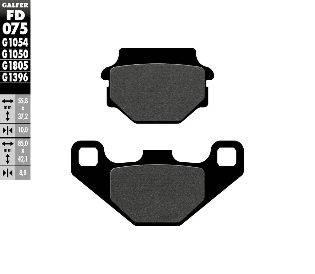 GALFER BRAKE PADS SEMI METALLIC FD075G1054 FD075G1054