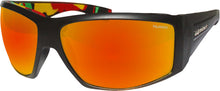 Load image into Gallery viewer, BOMBER AHI BOMB EYEWEAR MATTE BLACK W/RED MIRROR POLARIZED AH111-RM-RSTA