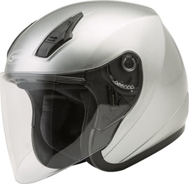 GMAX OF-17 OPEN-FACE HELMET DARK SILVER SM G317194N