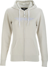FLY RACING FLY WOMEN'S CORPORATE ZIP UP HOODIE IVORY MD 358-5094M