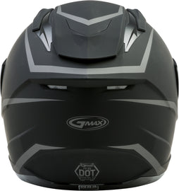 GMAX FF-88 FULL-FACE PRECEPT HELMET MATTE BLACK/GREY XS G1884073