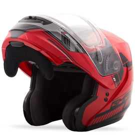 GMAX MD-04S MODULAR QUADRANT SNOW HELMET RED/BLACK XS G2041203 TC-1