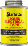 STAR BRITE LIQUID ELECTRICAL TAPE BLACK 4 OZ 084104B