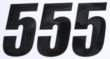 Load image into Gallery viewer, D'COR NUMBER 5 BLACK 4" 3/PK 45-24-5