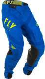 FLY RACING LITE PANTS BLUE/BLACK/HI-VIS SZ 30 373-73030
