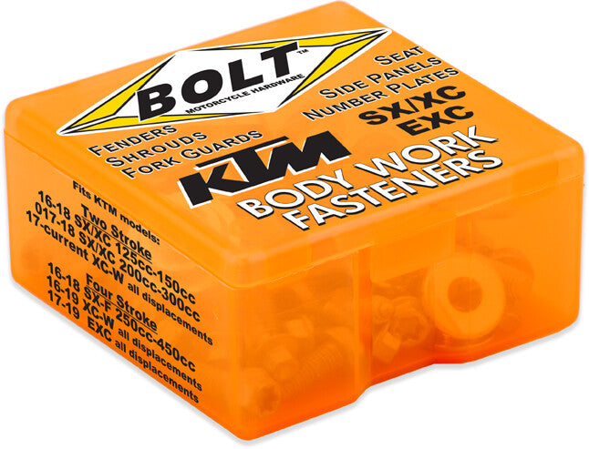 BOLT FULL PLASTIC FASTENER KIT KTM KTM-16SXC17EXC