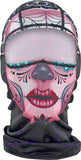 ZAN BALACLAVA POLISHEDYESTER SUGAR SKULL WBP082