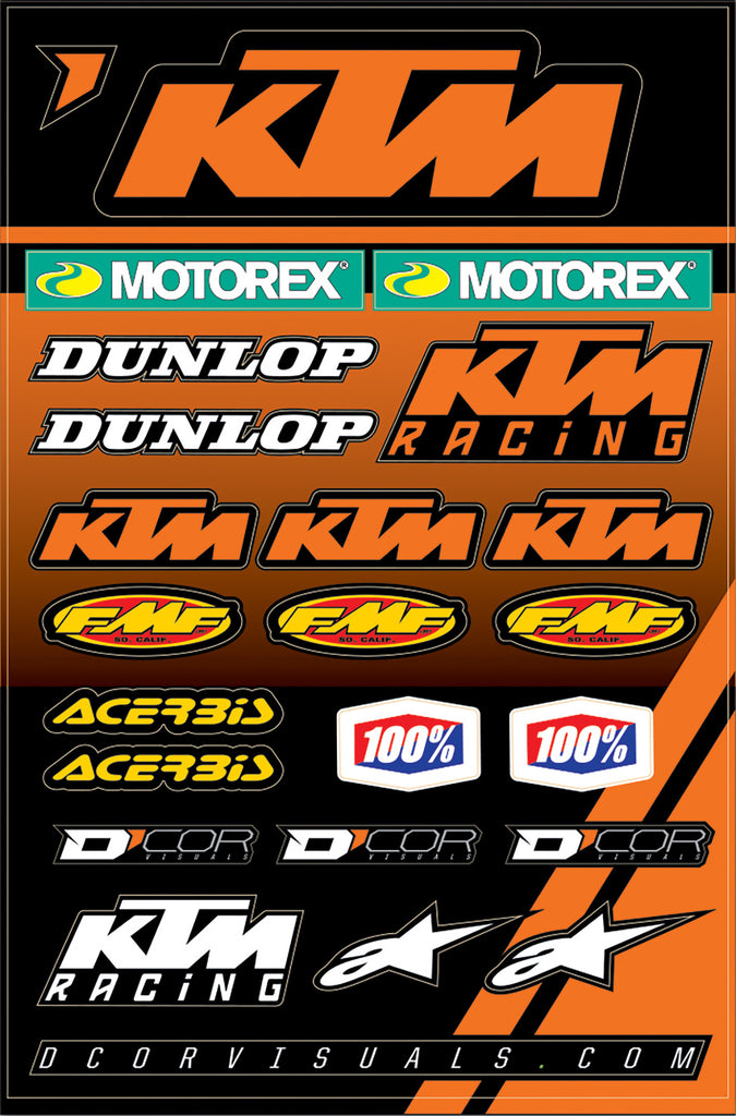 D'COR KTM 2 DECAL SHEET 40-30-101