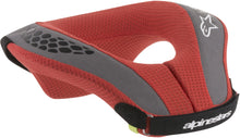 Load image into Gallery viewer, ALPINESTARS YOUTH SEQUENCE NECK SUPPORT BLACK/RED YL/YX 6741018-13-L/X