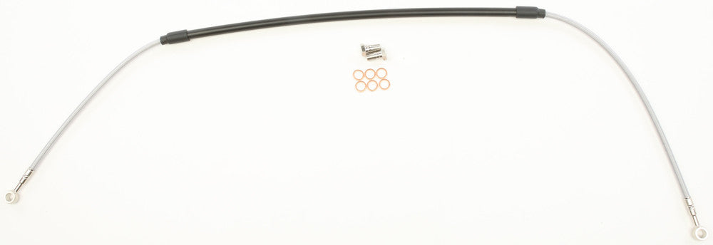 GALFER STEEL BRAKE LINE FRONT KAW FK003D468-1-atv motorcycle utv parts accessories gear helmets jackets gloves pantsAll Terrain Depot