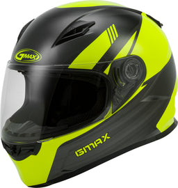 GMAX FF-49 FULL-FACE DEFLECT HELMET HI-VIS/GREY 3X G1494529