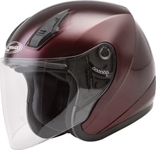 Load image into Gallery viewer, GMAX OF-17 OPEN-FACE HELMET WINE RED XS G317103N