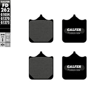 Load image into Gallery viewer, GALFER BRAKE PADS SEMI METALLIC FD262G1054 FD262G1054